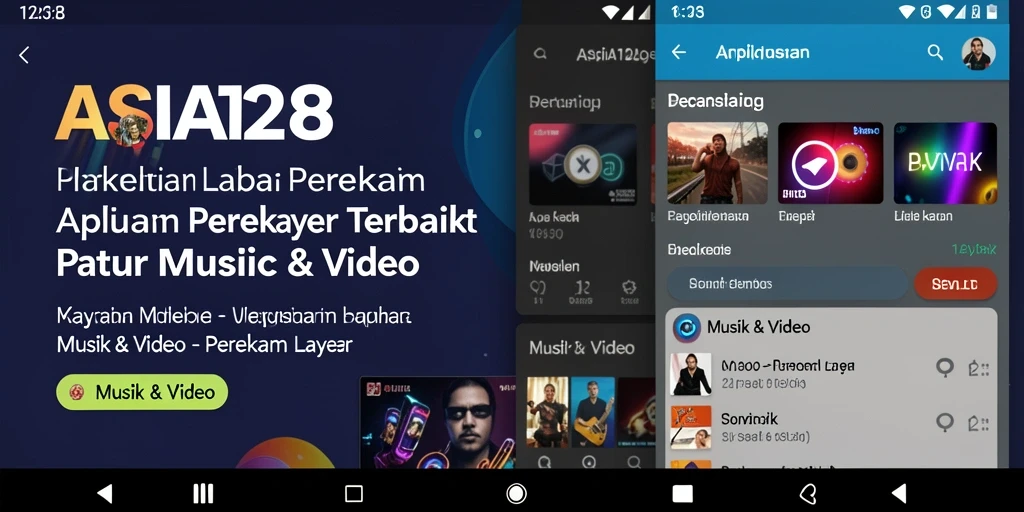 Tampilan antarmuka perekaman layar ASIA128 yang intuitif dan mudah digunakan.