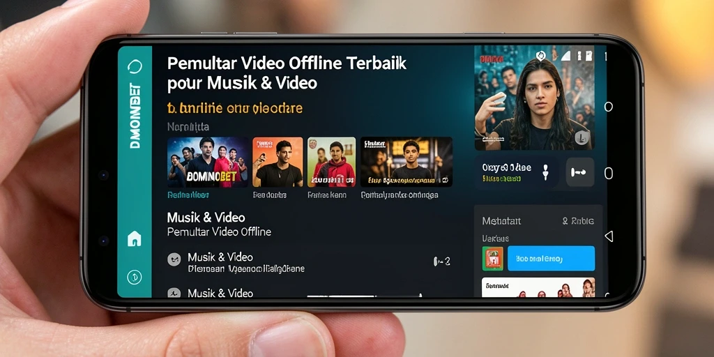 Antarmuka intuitif DOMINOBET Pemutar Video Offline dengan fitur canggih.