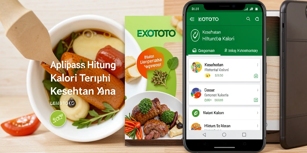 Antarmuka EXOTOTO yang sederhana dan fungsional untuk menghitung kalori.