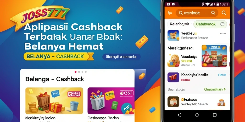 Tampilan antarmuka utama JOSS777 dengan fitur Cashback yang menarik.