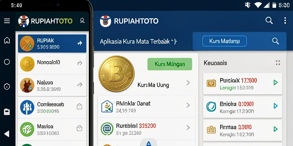 Tampilan antarmuka RUPIAHTOTO yang intuitif dan informatif.